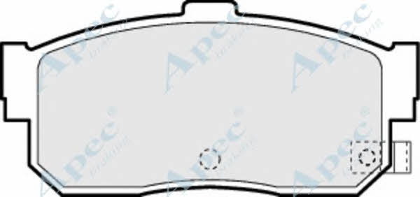 APEC braking PAD784 Brake Pad Set, disc brake PAD784