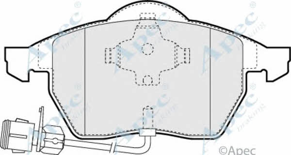 APEC braking PAD789 Brake Pad Set, disc brake PAD789