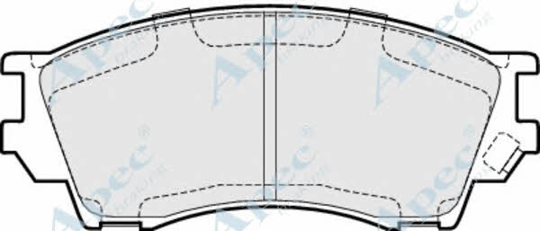 APEC braking PAD878 Brake Pad Set, disc brake PAD878