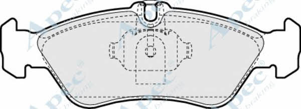 APEC braking PAD929 Brake Pad Set, disc brake PAD929