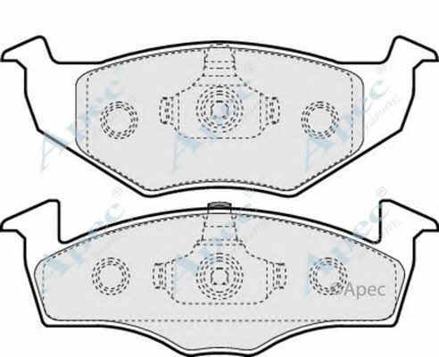 APEC braking PAD933 Brake Pad Set, disc brake PAD933