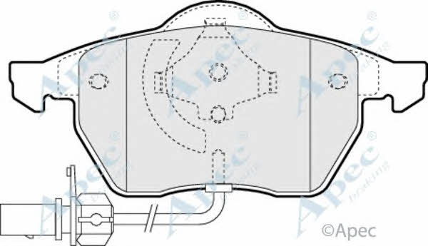 APEC braking PAD964 Brake Pad Set, disc brake PAD964