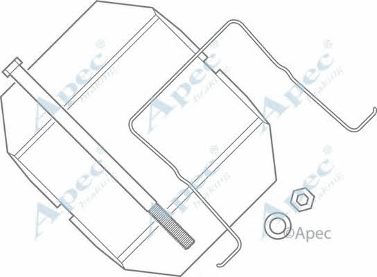 APEC braking KIT590 Mounting kit brake pads KIT590