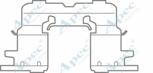 APEC braking KIT594 Mounting kit brake pads KIT594