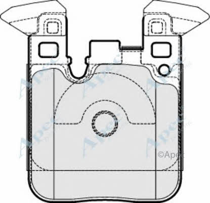 APEC braking PAD1943 Brake Pad Set, disc brake PAD1943