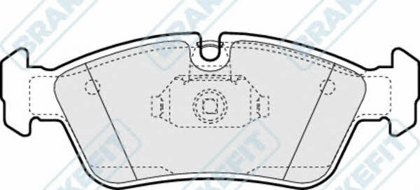 APEC braking PD3013 Brake Pad Set, disc brake PD3013