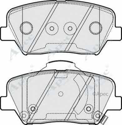 APEC braking PAD1979 Brake Pad Set, disc brake PAD1979