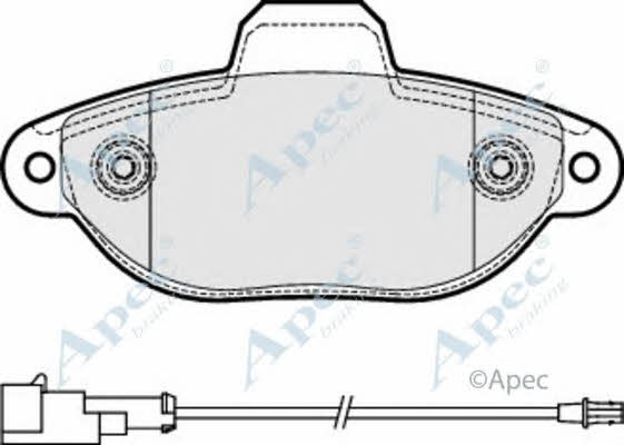 APEC braking PAD1897 Brake Pad Set, disc brake PAD1897