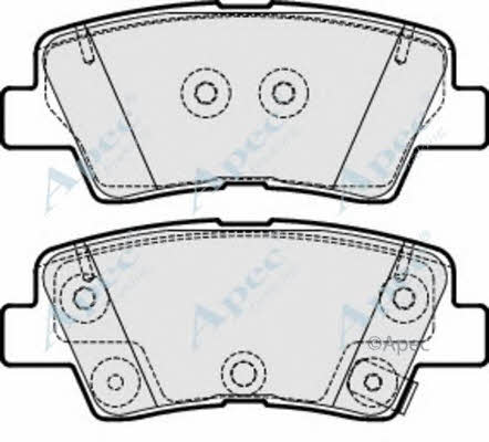APEC braking PAD1989 Brake Pad Set, disc brake PAD1989
