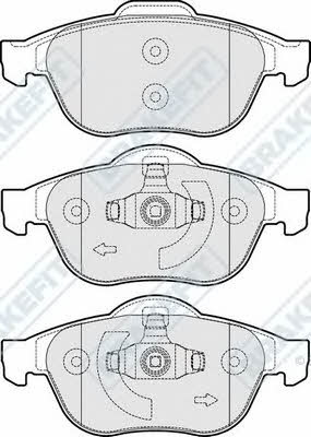 APEC braking PD3262 Brake Pad Set, disc brake PD3262