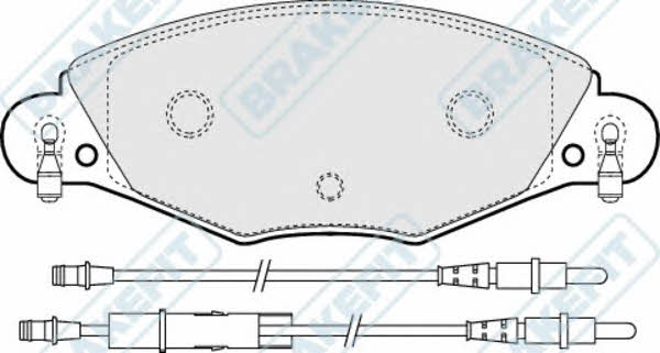 APEC braking PD3184 Brake Pad Set, disc brake PD3184