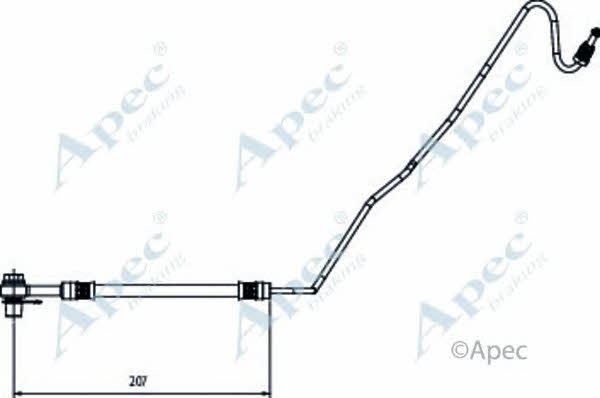 APEC braking HOS4137 Brake Hose HOS4137