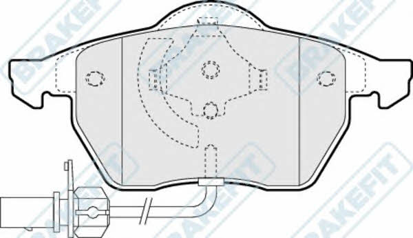 APEC braking PD3016 Brake Pad Set, disc brake PD3016