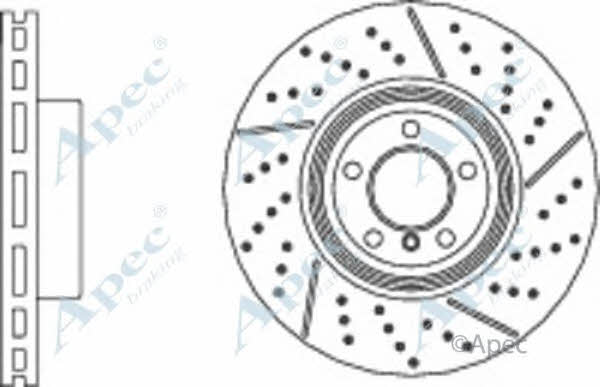 APEC braking DSK3107 Brake disc DSK3107