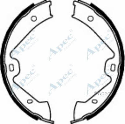 APEC braking SHU802 Parking brake shoes SHU802