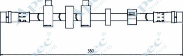 APEC braking HOS4104 Brake Hose HOS4104