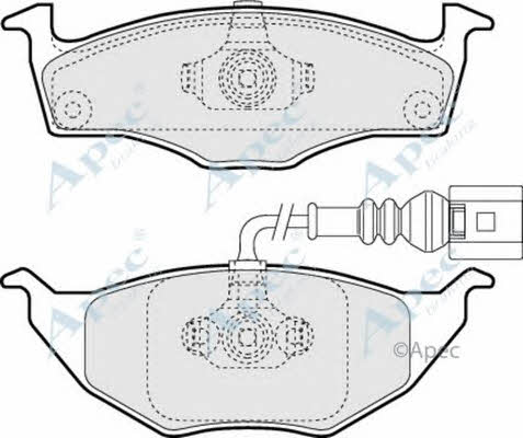 APEC braking PAD1265 Brake Pad Set, disc brake PAD1265