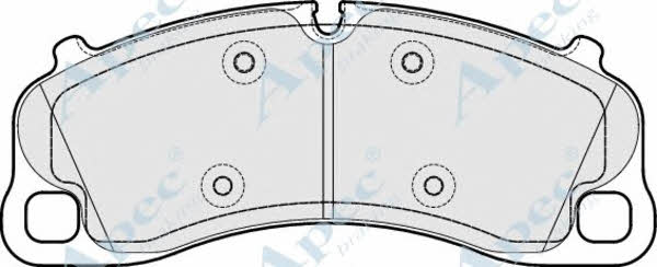 APEC braking PAD2021 Brake Pad Set, disc brake PAD2021