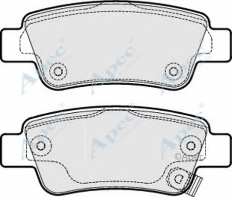 APEC braking PAD1940 Brake Pad Set, disc brake PAD1940