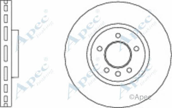 APEC braking DSK2883 Brake disc DSK2883