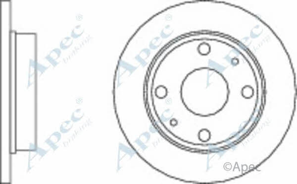 APEC braking DSK2047 Brake disc DSK2047