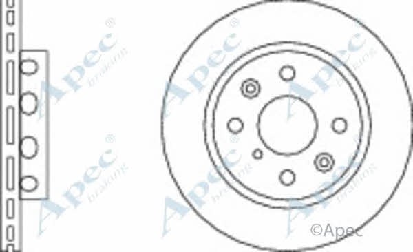APEC braking DSK2152 Brake disc DSK2152