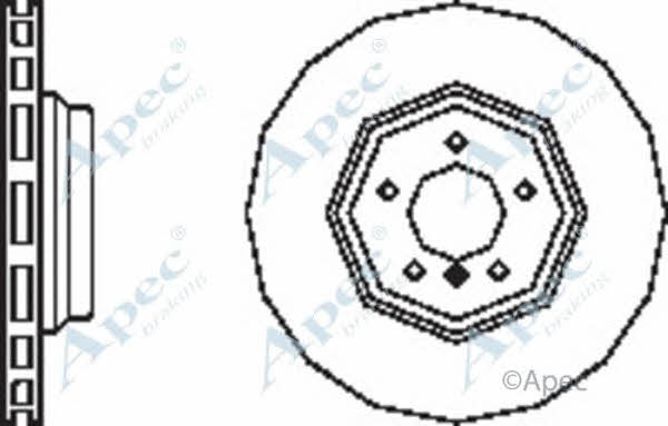 APEC braking DSK2476 Brake disc DSK2476