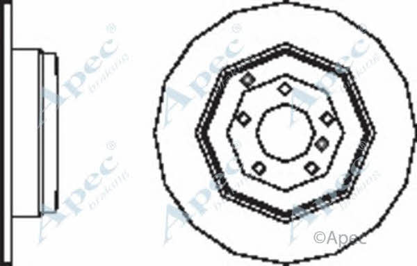 APEC braking DSK2529 Brake disc DSK2529