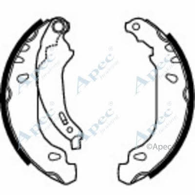 APEC braking SHU607 Brake shoe set SHU607