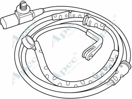 APEC braking WIR5187 Warning contact, brake pad wear WIR5187