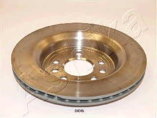 Ashika 61-00-006 Rear ventilated brake disc 6100006