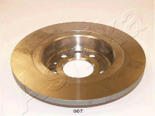 Ashika 61-00-007 Rear brake disc, non-ventilated 6100007