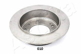 Ashika 61-00-010 Rear brake disc, non-ventilated 6100010