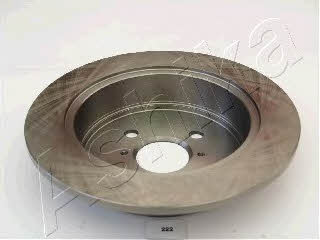 Ashika 61-02-222 Rear brake disc, non-ventilated 6102222