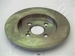 Ashika 61-02-232 Rear brake disc, non-ventilated 6102232