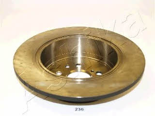 Ashika 61-02-236 Rear brake disc, non-ventilated 6102236