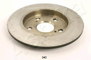 Ashika 61-02-243 Rear brake disc, non-ventilated 6102243