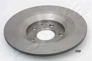 Ashika 61-03-330 Rear brake disc, non-ventilated 6103330