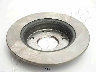 Ashika 61-04-412 Rear brake disc, non-ventilated 6104412