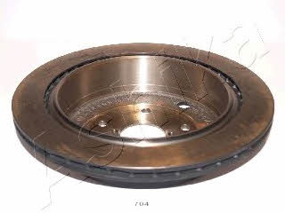 Ashika 61-07-704 Rear ventilated brake disc 6107704