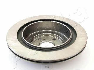 Ashika 61-07-705 Rear ventilated brake disc 6107705