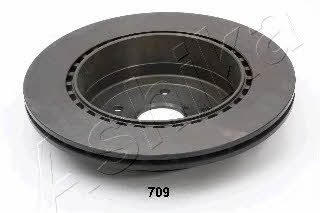 Ashika 61-07-709 Rear ventilated brake disc 6107709
