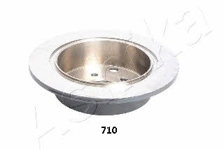 Ashika 61-07-710 Rear brake disc, non-ventilated 6107710