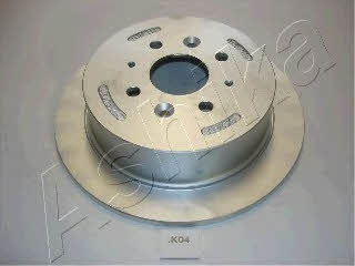 Ashika 61-0K-004 Rear brake disc, non-ventilated 610K004