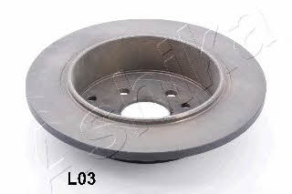 Ashika 61-0L-L03 Rear brake disc, non-ventilated 610LL03
