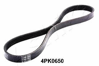 Ashika 112-4PK0650 V-ribbed belt 4PK650 1124PK0650