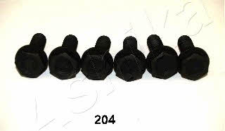 Ashika 54-02-204 Flywheel mounting bolts, kit 5402204
