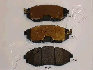 Ashika 50-0W-W09 Brake pad set 500WW09 500WW09 Ashika Brake pad set