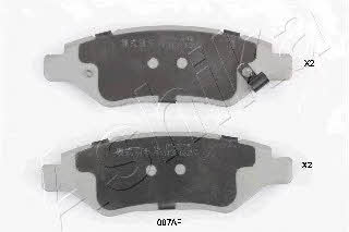 Ashika 51-00-007 Brake Pad Set, disc brake 5100007