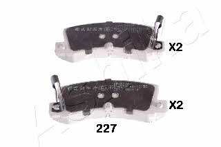 Ashika 51-02-227 Brake Pad Set, disc brake 5102227